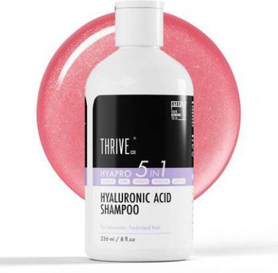 ThriveCo HYAPRO 5-in-1 Hyaluronic Shampoo | Repairs, Hydrates, Adds Shine & Bounce  (236 ml)