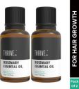 ThriveCo Rosemary Essential Oil for Hair Growth With Vitamin E | Pack of 2 Hair Oil  (30 ml)...