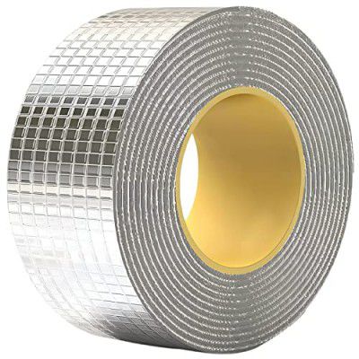 Thump Leakage Repair Waterproof Duct Tape for Pipe & Roof | Adhesive Sealing for Surface Cracks - Silver, 5 mtrs