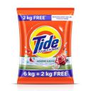 Tide Plus Detergent Washing Powder - 6kg+2kg free | Jasmine & Rose Fragrance...