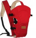 Tiffy & Toffee T&T Baby Bunk Comfy Baby Carrier - Red & Beige Baby Carrier (Red, Front Carry facing in)...