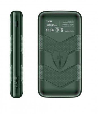 Tiitan 20400mAh lithium_ion Power Bank Fast Charging with 1 Meter Type-C Data Cable, LED Torch