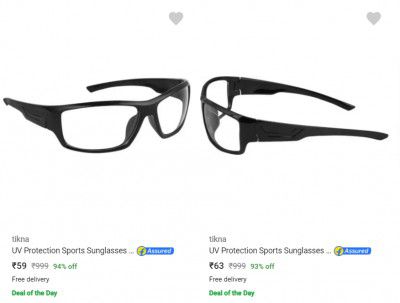 Tikna Sunglasses Starting from Rs.59