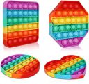 Tilak Venture 1 Pc Pop it Toys for Kids Boys and Girls, Rainbow Color Push Pop Bubble Fidget Sensory Toy...