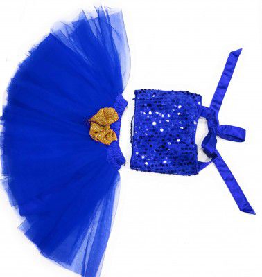 TILISM Baby Girl Crop top&skritfancy Dress (RED,Blue,Pink)