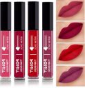 TILKOR Mini Lipstick Red – Gorgeous Red Matte Lipstick Pack of 4 ...