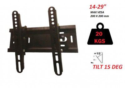 TILT Wall Mount 18.5 19 21 22 23 24 27 32 36 29 Tilting Non Glare for LED LCD TV