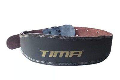 Tima 527 Gym Belt with Steel Roller Buckle Foam Padded