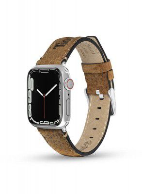 Timberland Barnesbrook Strap for Apple/Samsung smart watch 20mm and 22mm wheat Color Leather Band - TDOUL0000702