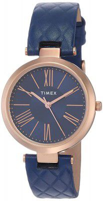 Timex Analog Blue Dial Womens Watch-TWEL11803
