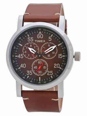 Timex Analog Brown Dial Mens Watch-TWEG16601