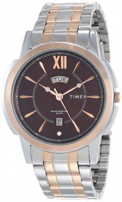 Timex Analog Brown Dial Mens Watch-TW000U312