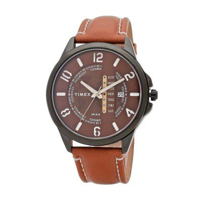 Timex Analog Brown Dial Mens Watch-TWEG16504