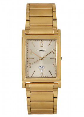 Timex Analog Champagne Dial Mens Watch-TW000L518