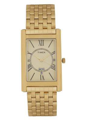 Timex Analog Champagne Dial Men's Watch-TW0TG6109