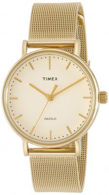 Timex Analog-Digital Off-White Dial Mens Watch-TW2R26500