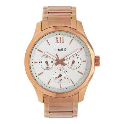 Timex Analog Silver Dial Mens Watch-TW0TG7605