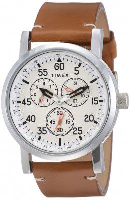 Timex Analog Silver Dial Mens Watch-TWEG16600
