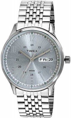 Timex Analog Silver Dial Mens Watch-TW0TG6500