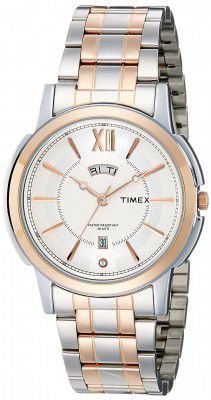 Timex Analog Silver Dial Mens Watch-TW000U311