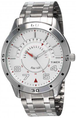 Timex Analog Silver Dial Mens Watch-TW000U904