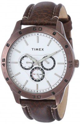 Timex Analog Silver Dial Mens Watch-TW000U916