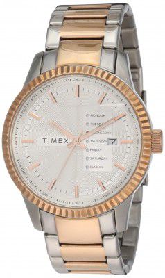 Timex Analog Silver Dial Mens Watch-TWEG15103