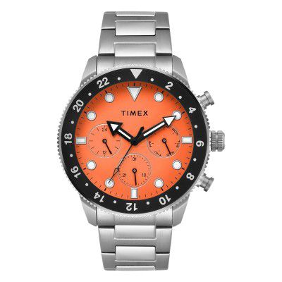 TIMEX Analog Watch for Man with Round Dial & Water Resistant Men's Wrist Watches