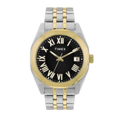 TIMEX Analog Watch for Men Available in Multicolor Dial & Silver Stainless Steel Bracelet Band
