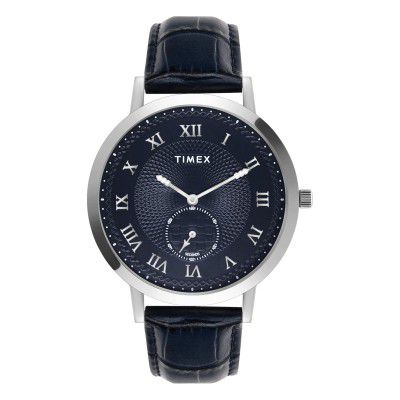 TIMEX Analog Watch for Men with Round Dial & Water Resistant Man's Wrist Watches