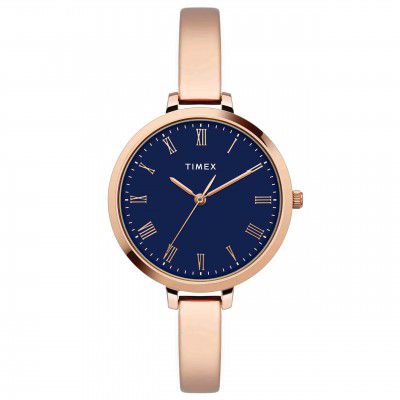 TIMEX Analog Watch for Women with Round Dial & Water Resistant Women's Wrist Watches