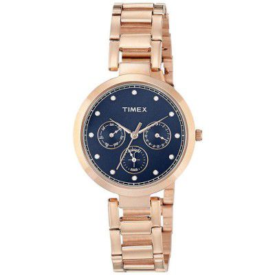 TIMEX Analog Watch for Women with Round Dial & Water Resistant Women's Wrist Watches