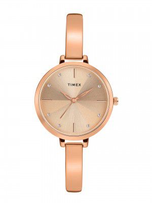 TIMEX Analog Watch for Women with Round Dial & Water Resistant Women's Wrist Watches