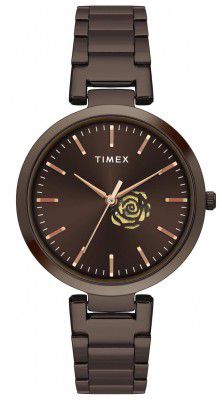 TIMEX Analog Watch for Women with Round Dial & Water Resistant Women's Wrist Watches