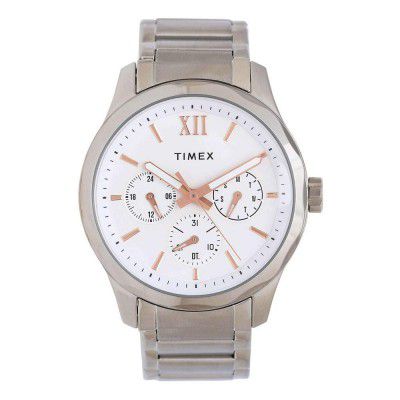 Timex Analog White Dial Mens Watch-TW0TG7602