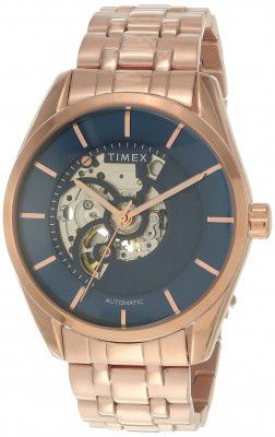 Timex Automatic Analog Blue Dial Mens Watch-TWEG17504