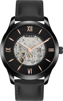 TIMEX Automatic Black Dial Analog Watch  - For Men TWEG208SMU03