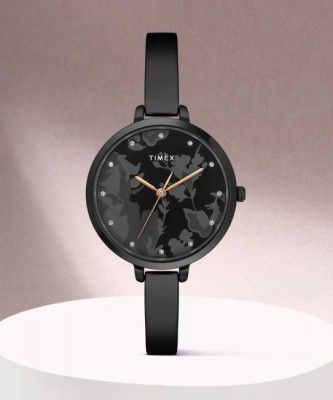 TIMEX Black Dial Analog Watch - For Women TWEL128SMU03