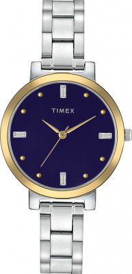 TIMEX Blue Dial Stainless Steel Analog Watch  - For Women TWHL41SMU12