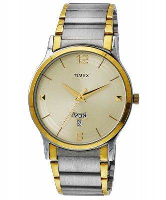Timex Classics Analog Beige Dial Mens Watch-TW000R426