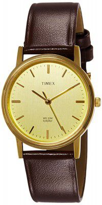 Timex Classics Analog Gold Dial Mens Watch