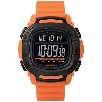 Timex Command tm 47 mm Orange Silicone Watch TW5M26500