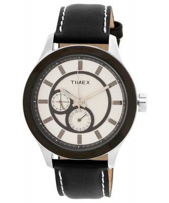 Timex E-Class Analog Silver Dial Mens Watch-TW00I700H
