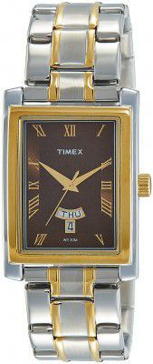 Timex Empera Analog Brown Dial Mens Watch-TW000G715