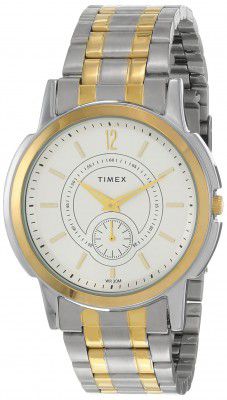 Timex Empera Analog Silver Dial Mens Watch-TW000U306