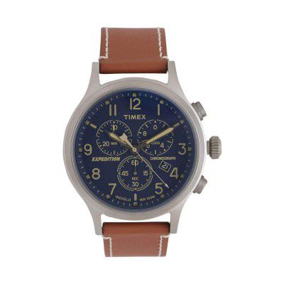 TIMEX Expedition Chronograph with Indiglo Analog Blue Dial Mens Watch-TWEG18201