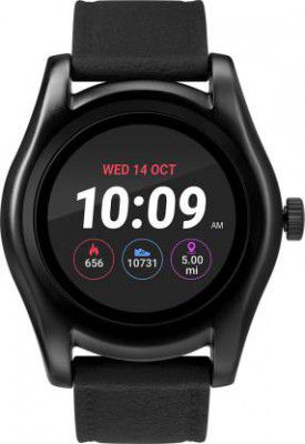 TIMEX Iconnect 1 Smartwatch  (Black Strap, Free Size)