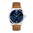 TIMEX Men Leather Analog Blue Dial Watch-Twtg31Smu01, Band Color-Brown...