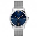 Timex Men Stainless Steel Analog Blue Dial Watch-Twtg31Smu05, Band Color-Silver...