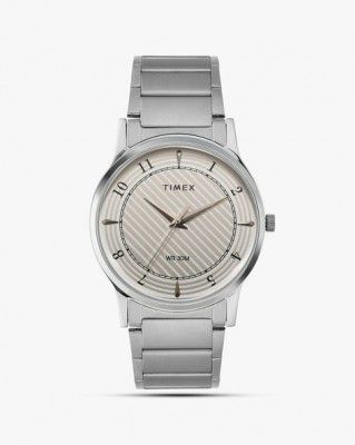 TIMEX Men TI000R40900 Analogue Watch with Stainless Steel Strap
